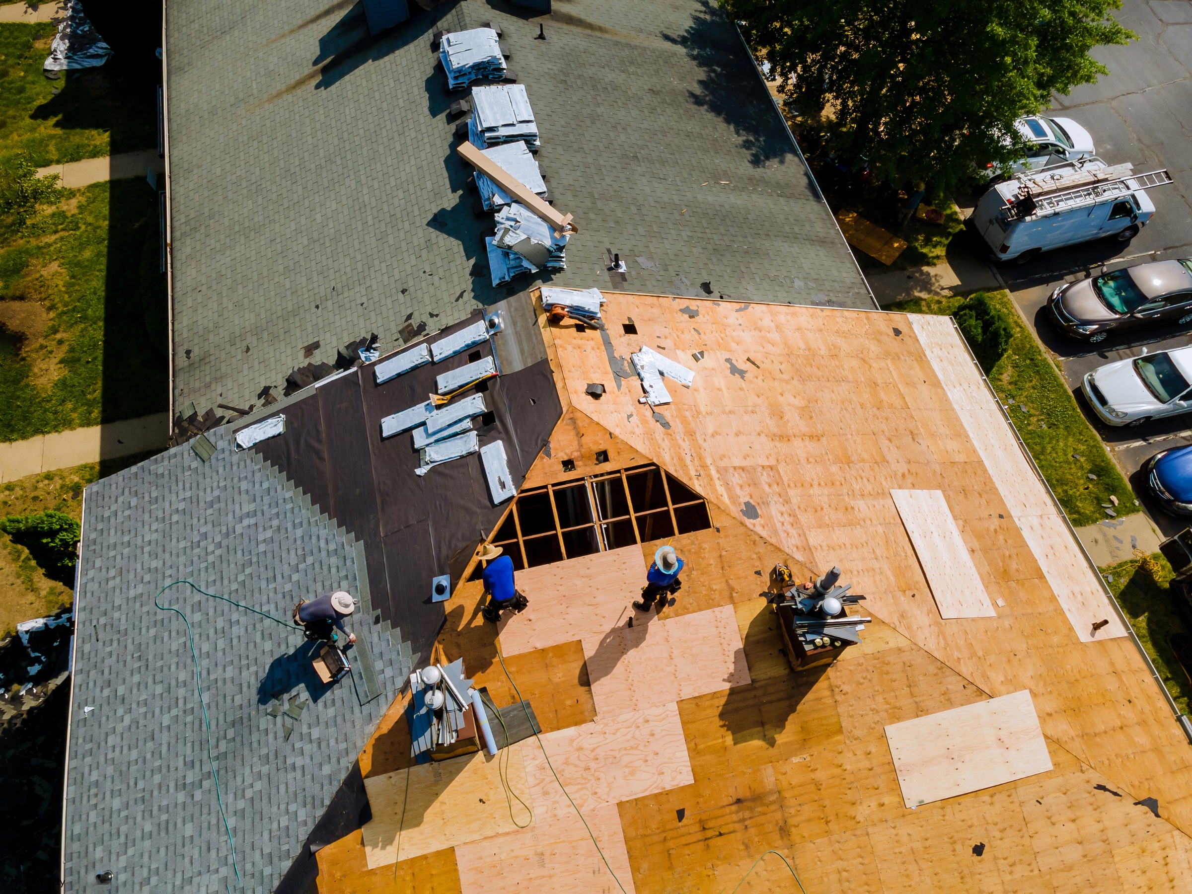 Roof replacement project