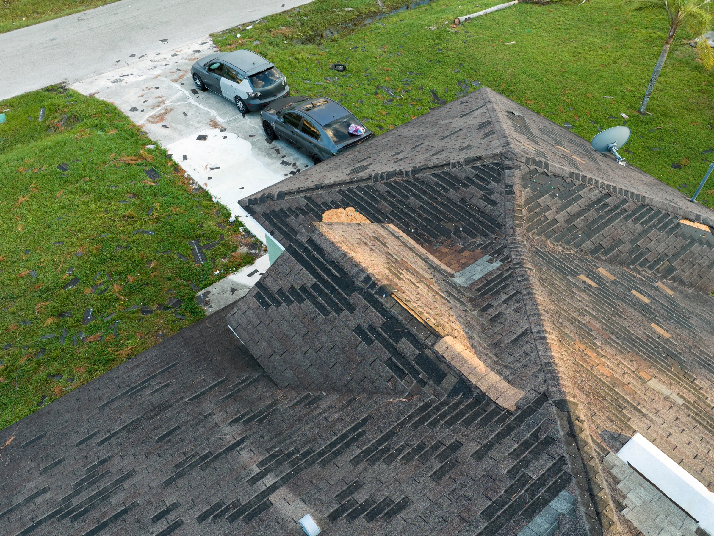 Storm damage repair